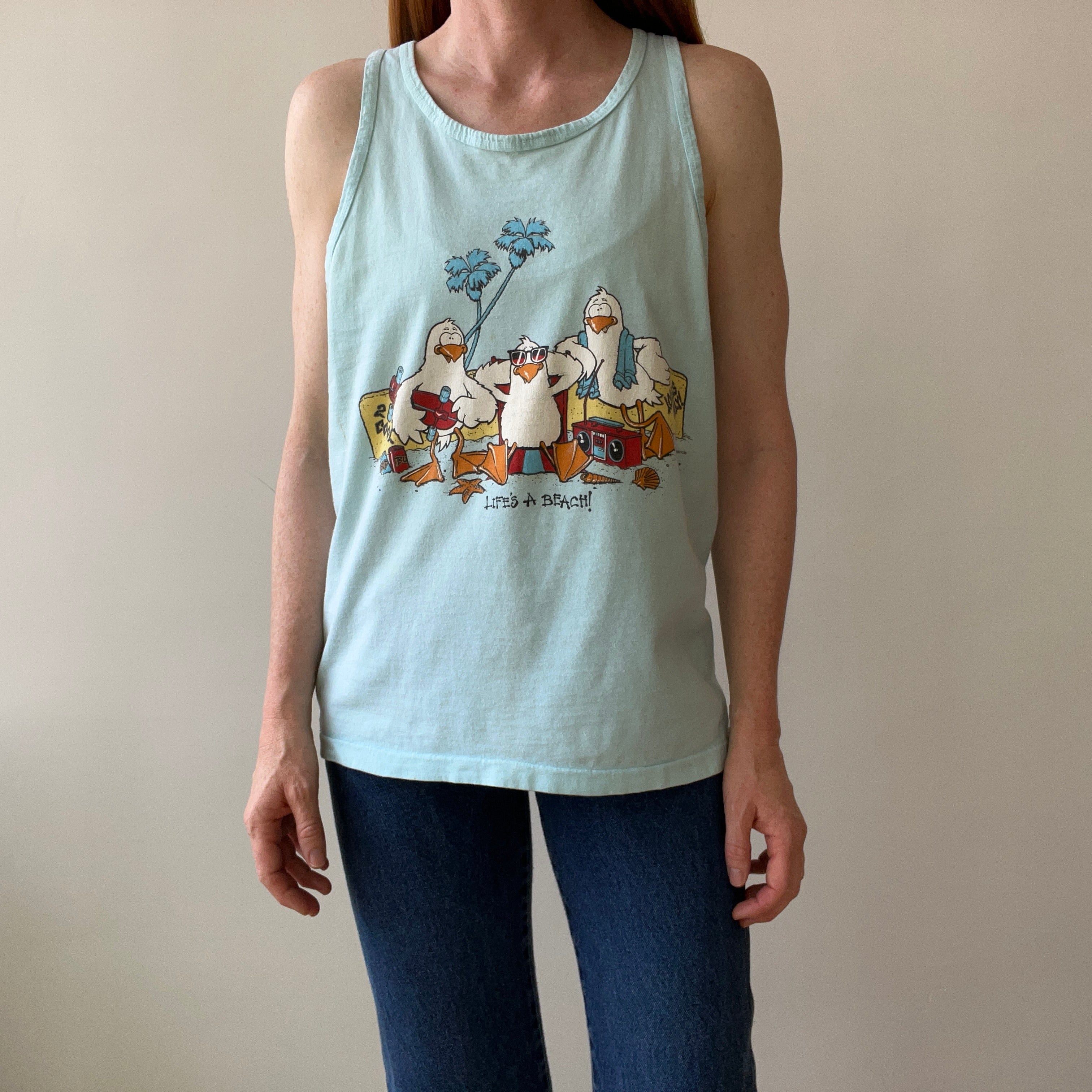 1985 Life's A Beach Tank-Top