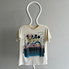 1980s Paper Thin Mini and Mickey Epically Stained T-Shirt - Front and Back