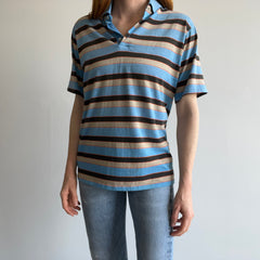 1970/80s Striped Polo Shirt