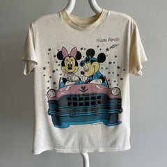 1980s Paper Thin Mini and Mickey Epically Stained T-Shirt - Front and Back