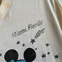 1980s Paper Thin Mini and Mickey Epically Stained T-Shirt - Front and Back