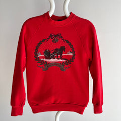 1980s Seasons Greetings Smaller Sweatshirt by Screen Stars