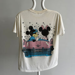 1980s Paper Thin Mini and Mickey Epically Stained T-Shirt - Front and Back