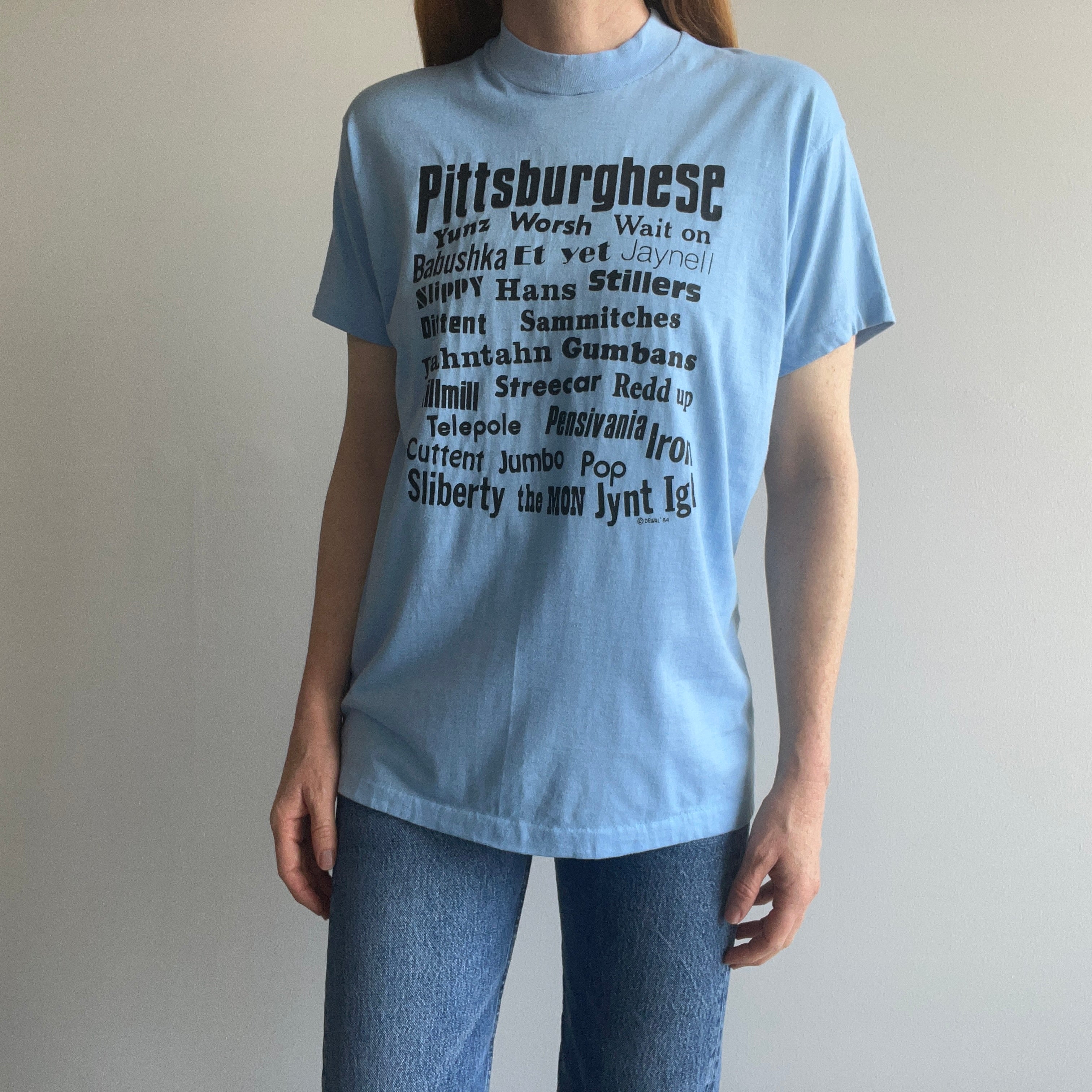 1980s Pittsburghese T-Shirt