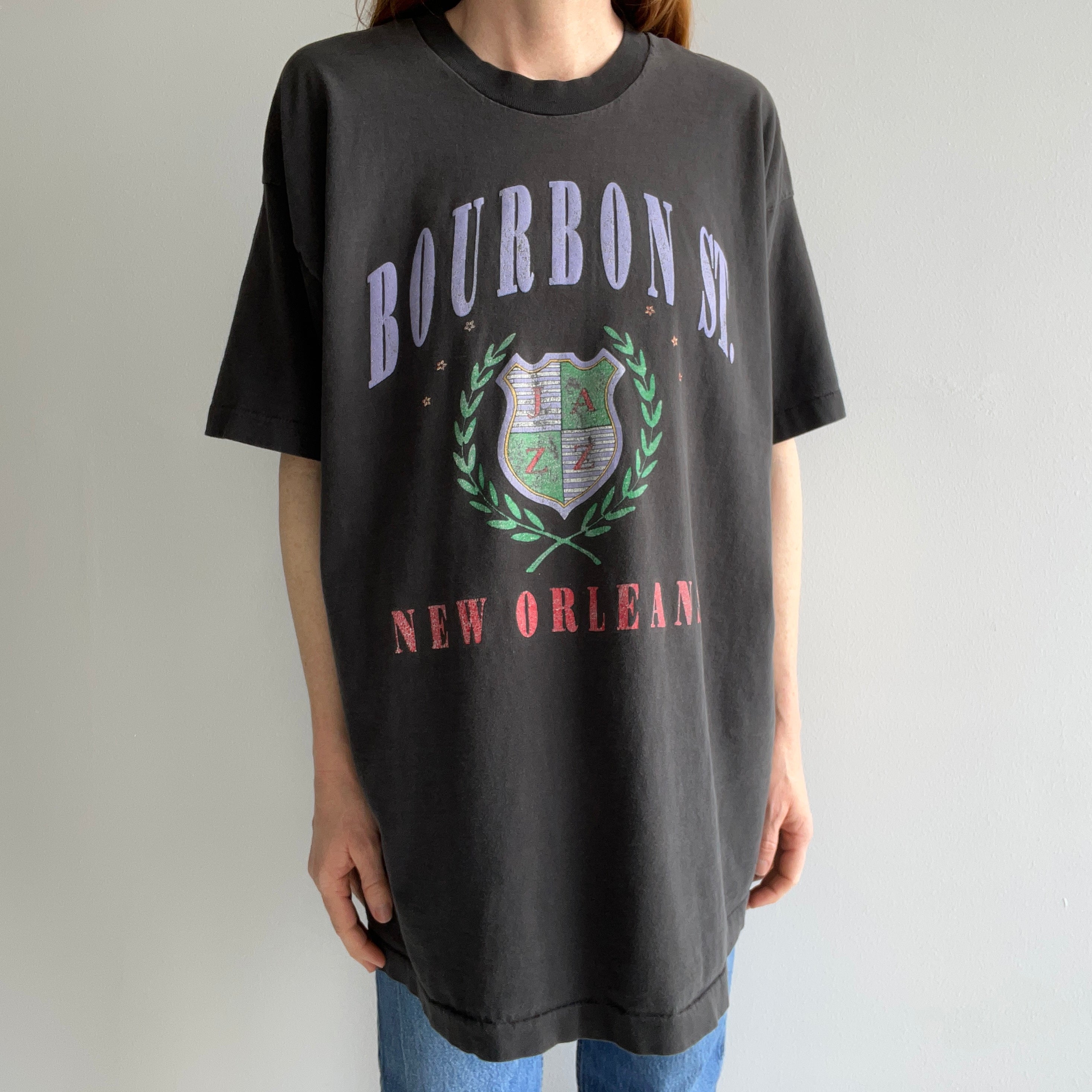 1980/90s Beat Up and Thrashed Bourbon Street T-Shirt