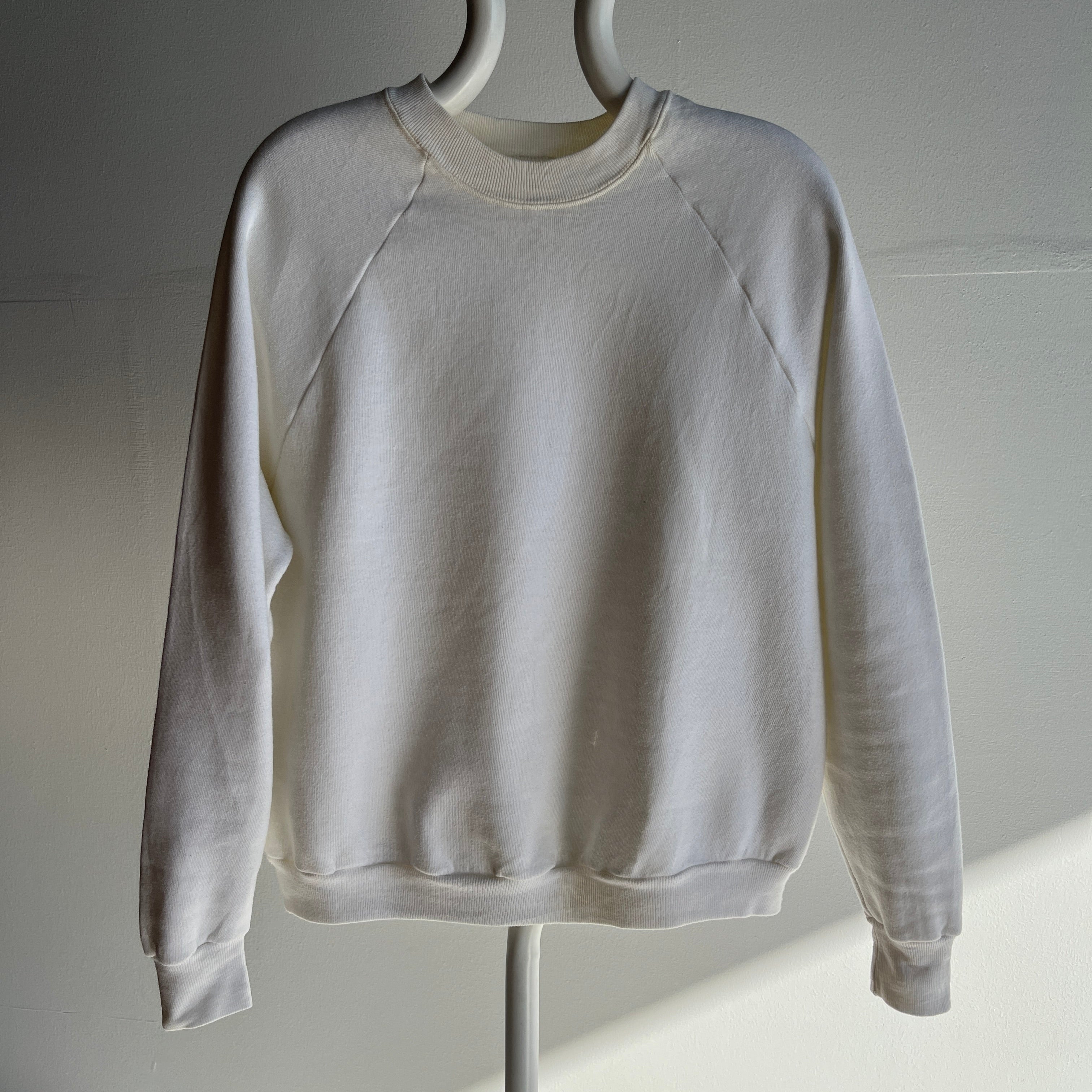 1980s Blank White/Ecru From Age Sweatshirt