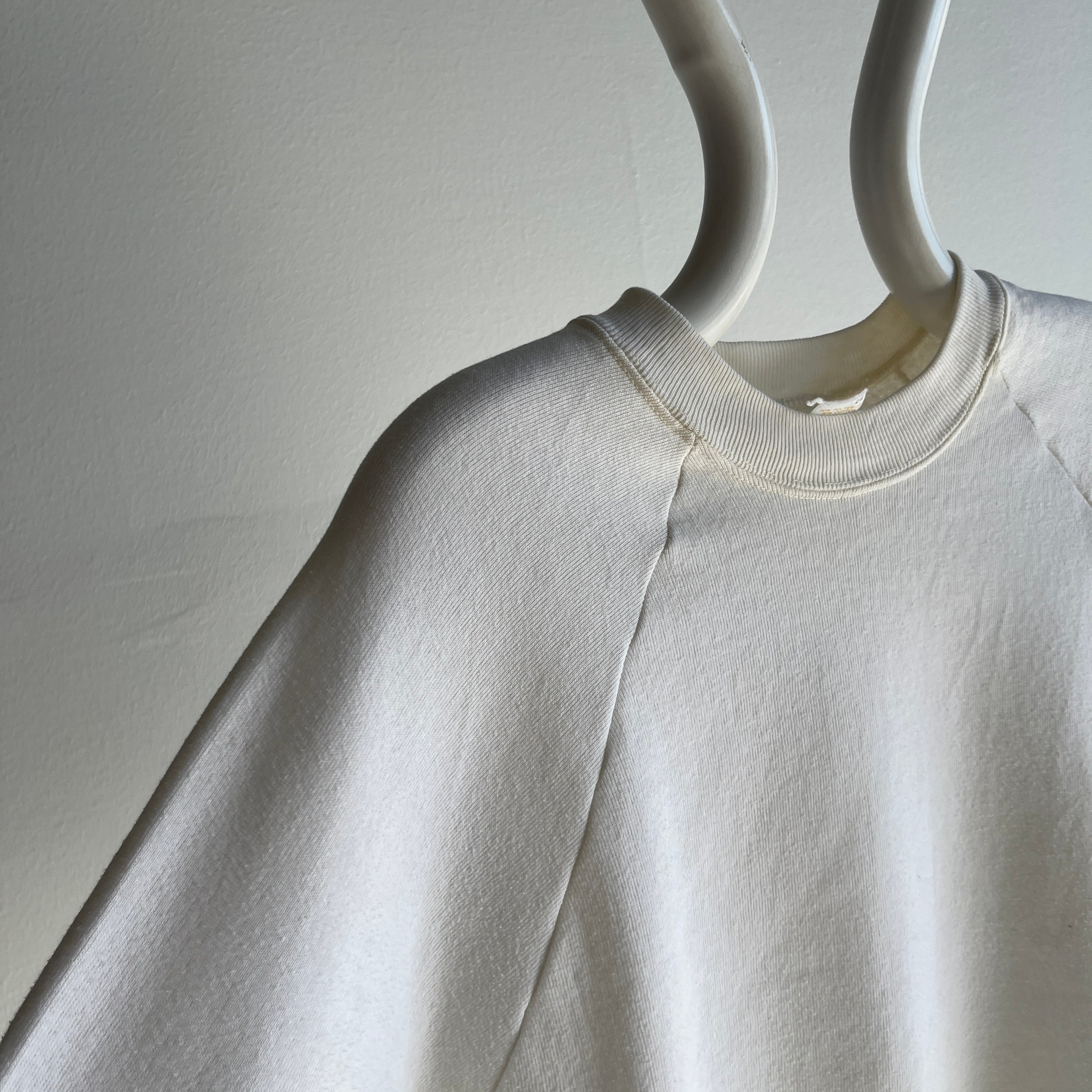 1980s Blank White/Ecru From Age Sweatshirt