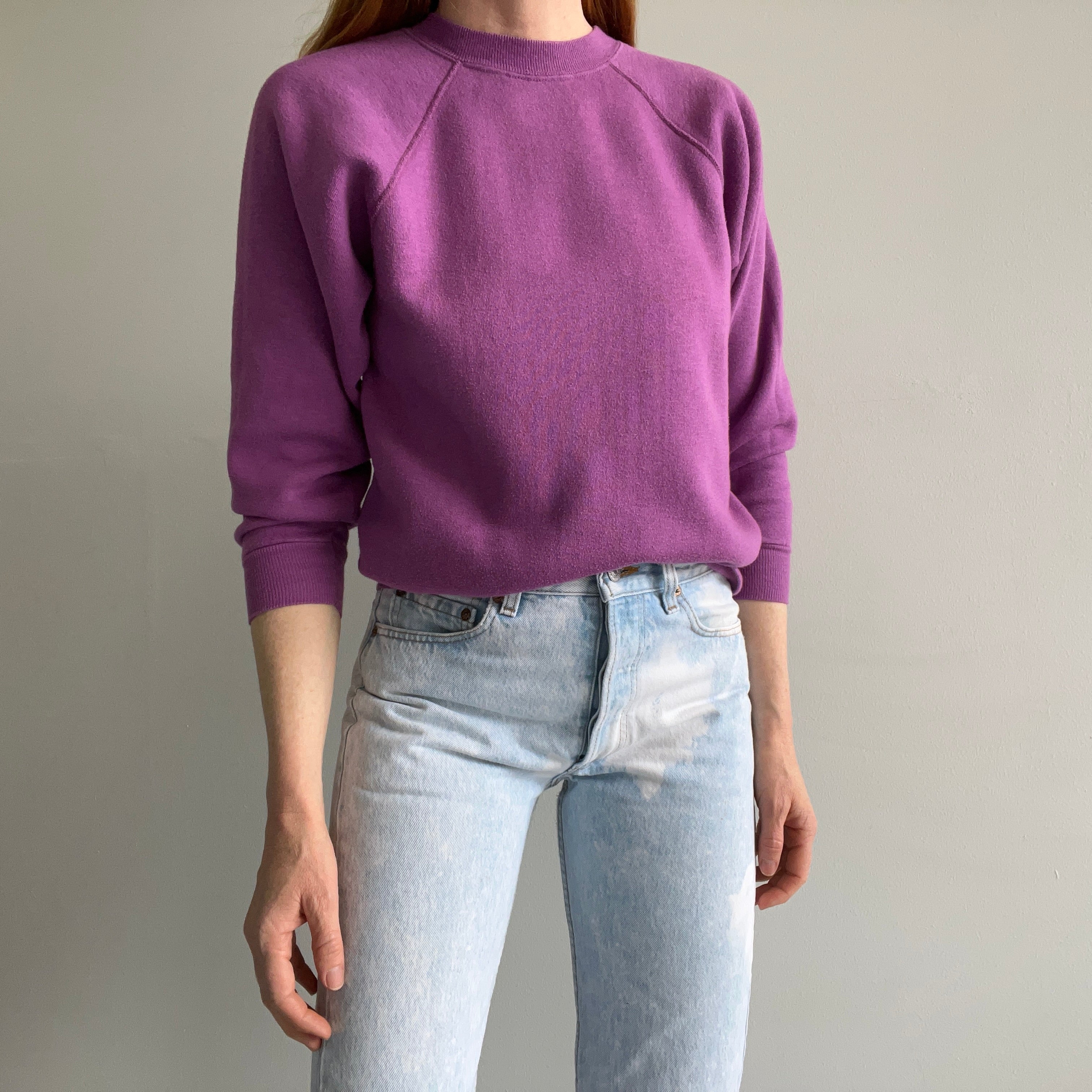 1980s Blank Purple Raglan by Steinwurtzel - YES!!!!