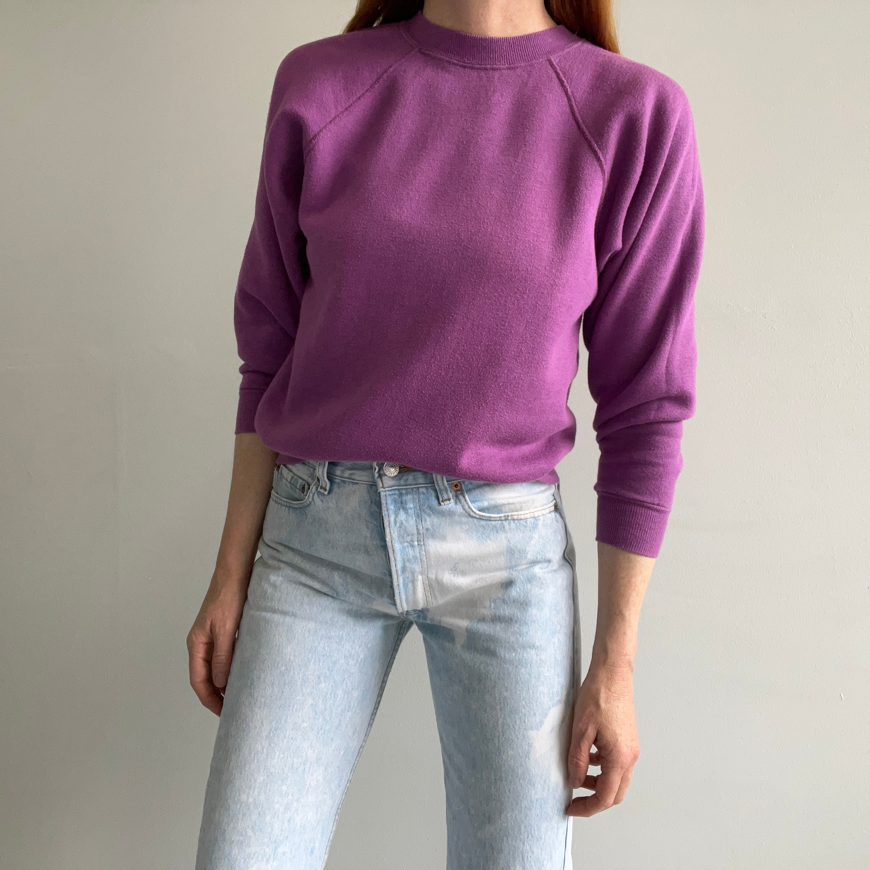 1980s Blank Purple Raglan by Steinwurtzel - YES!!!!