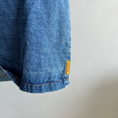 1980s Jordache Pockets on Pockets Denim Vest