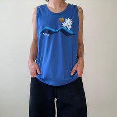 1980s Blue Hawaii Tank Top - THIS!!!