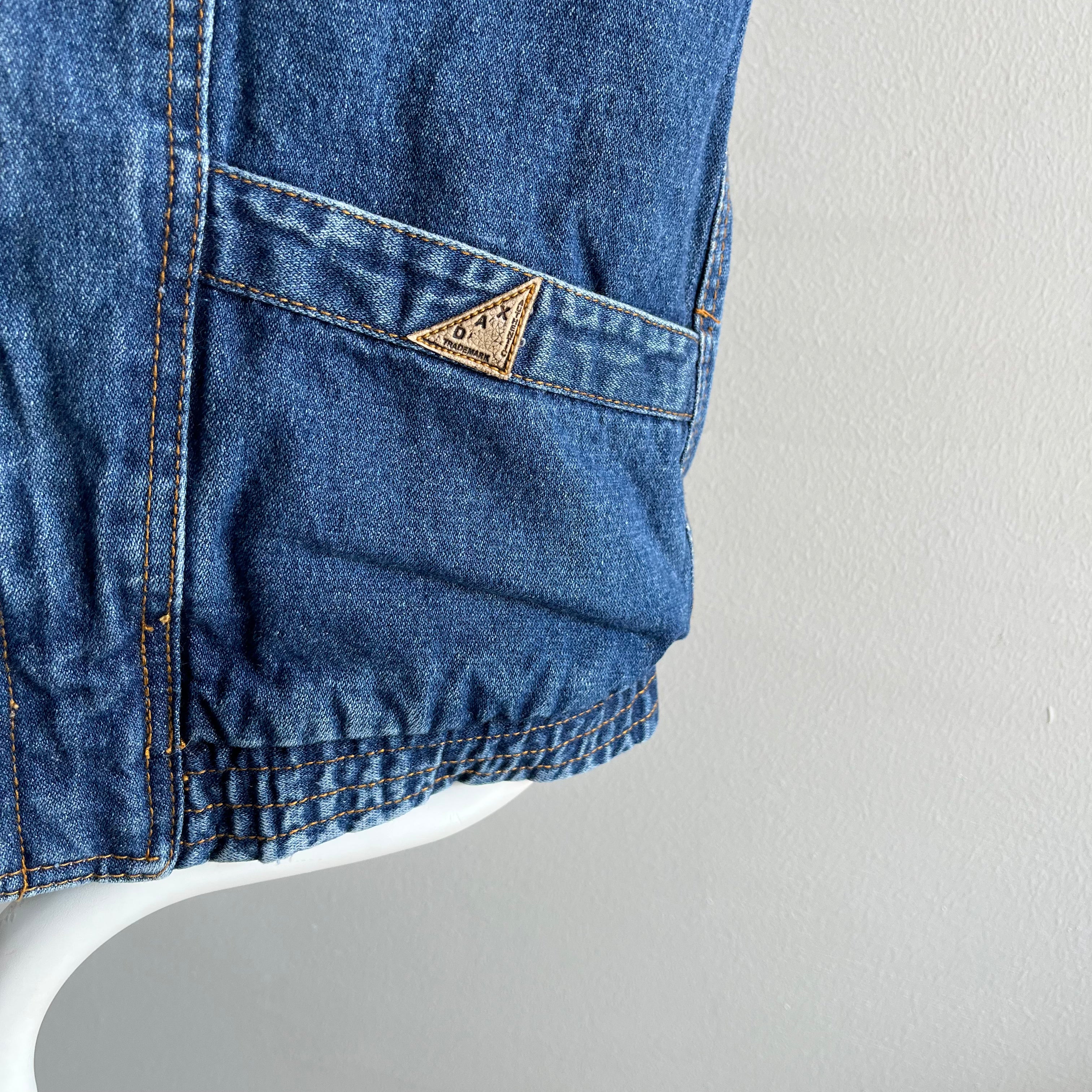 1980s Denim Vest by Dax - Super Cool