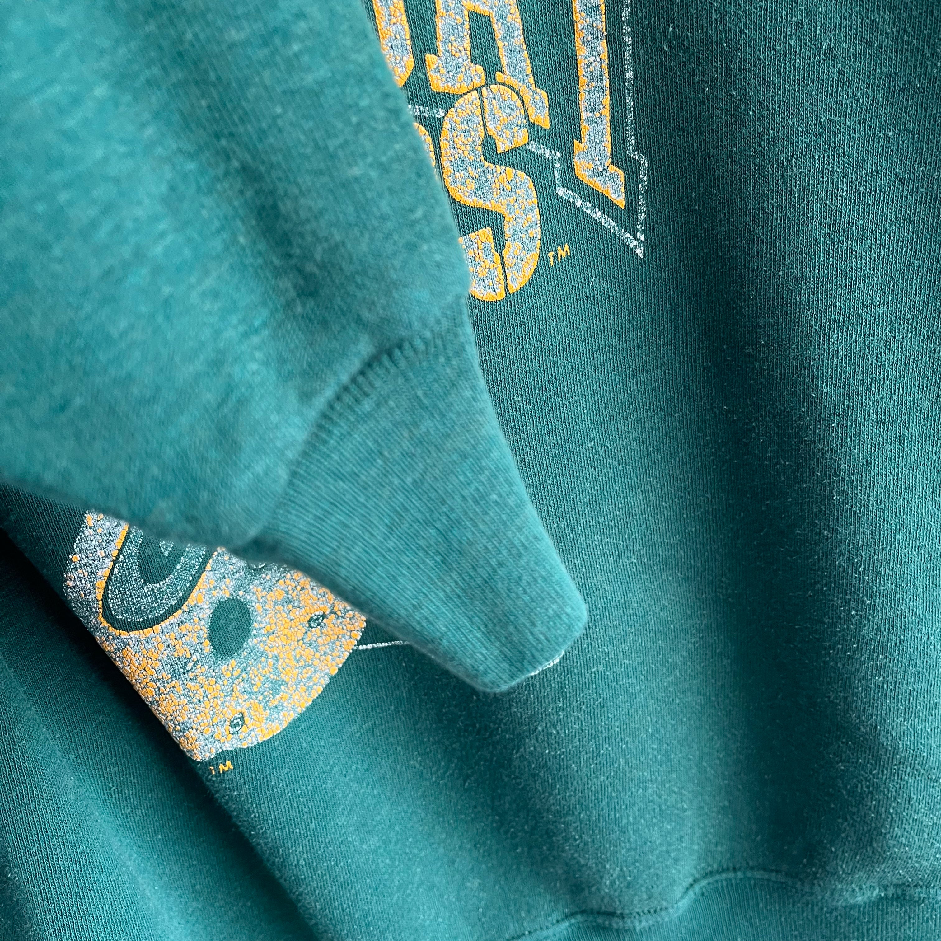 1970/80s Champion Blue Bar Green Bay Packers Sweatshirt