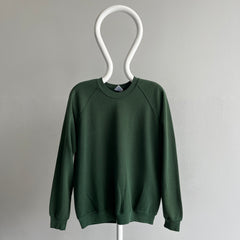 1980s Thinned Out Dark Green Sweatshirt by Jerzees