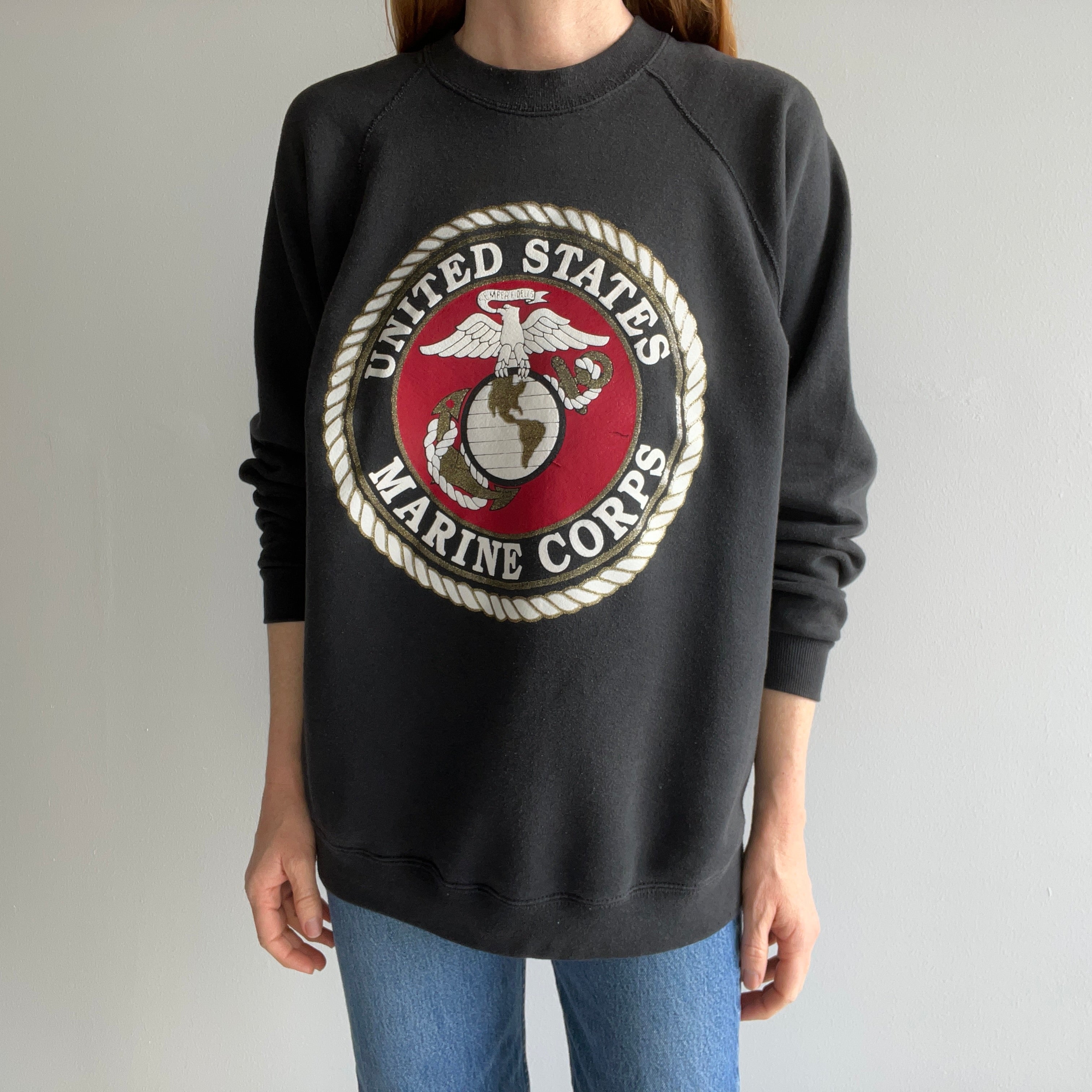 1980/90s US Marine Corps Sweatshirt
