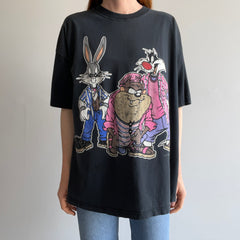 1990s Buggs Bunny, Taz(manian) Devil and Sylvester Warner Bros Mended Epic T-Shirt
