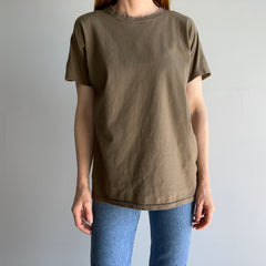 1980s Single Stitch Coffee and Vegan Creamer Colored T-Shirt