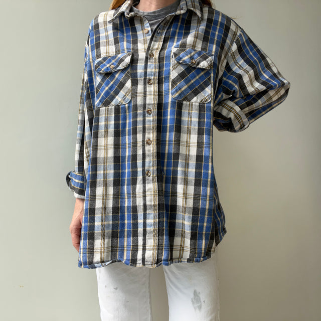 1990s Dream Boat Relaxed Fit Five Brothers Cotton Flannel