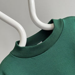 1980s Dark Green Sweatshirt with a Slight Sheen