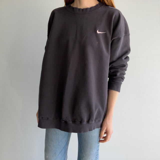 1990s Nike Nicely Worn and Tattered Sweatshirt
