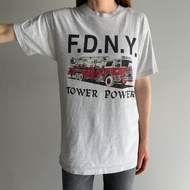 1980/90s FDNY Thinned Out and Thrashed T-Shirt by Screen Stars
