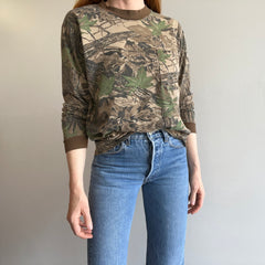 1980s Real Trees Long Sleeve Pocket Camo T-Shirt