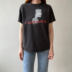 2001 Bart Simpson I Have Issues T shirt