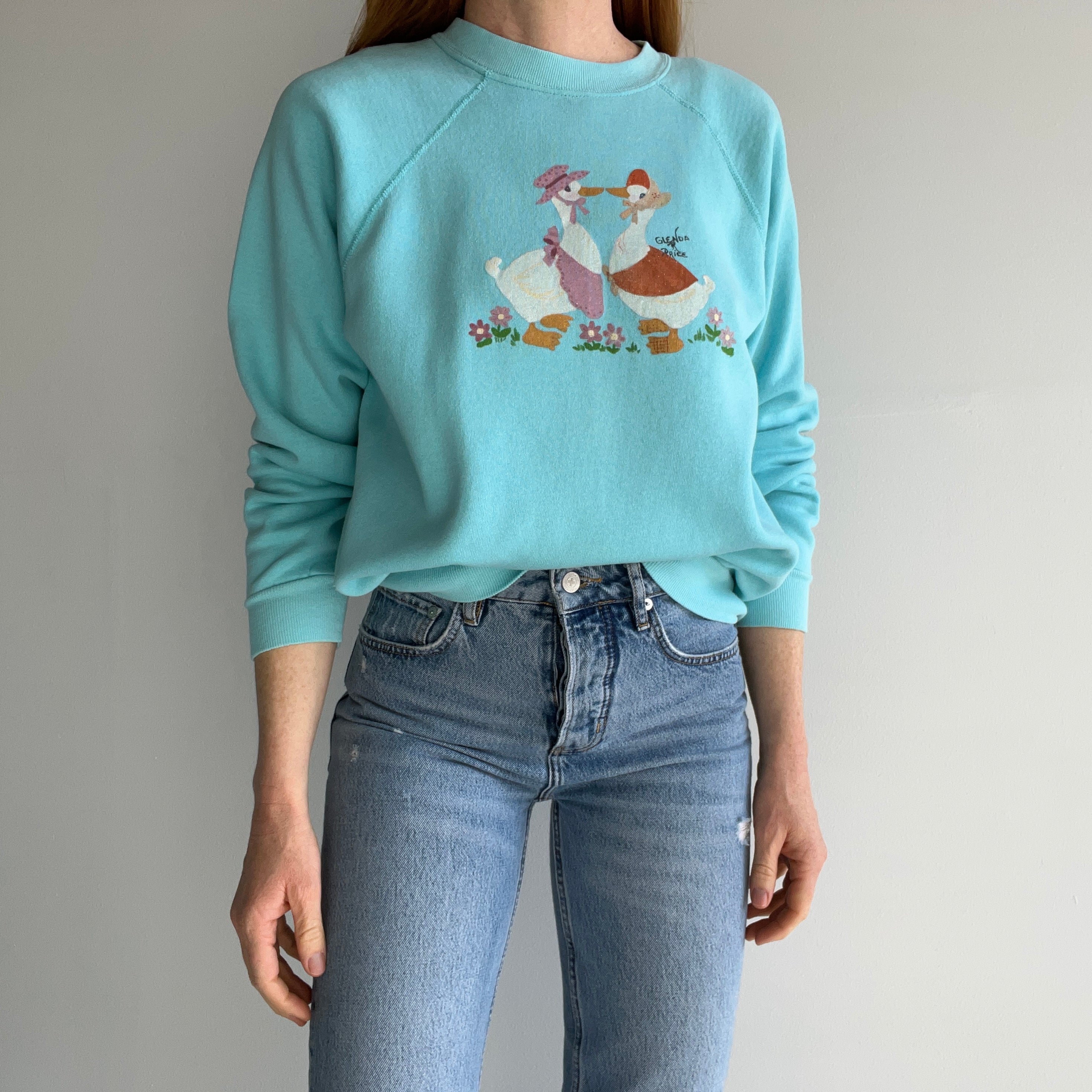 1980s Glenda and Price DIY Goose Sweatshirt - Oh My