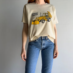 1980s Case Backhoe Skip Loader Thinned Out T-Shirt