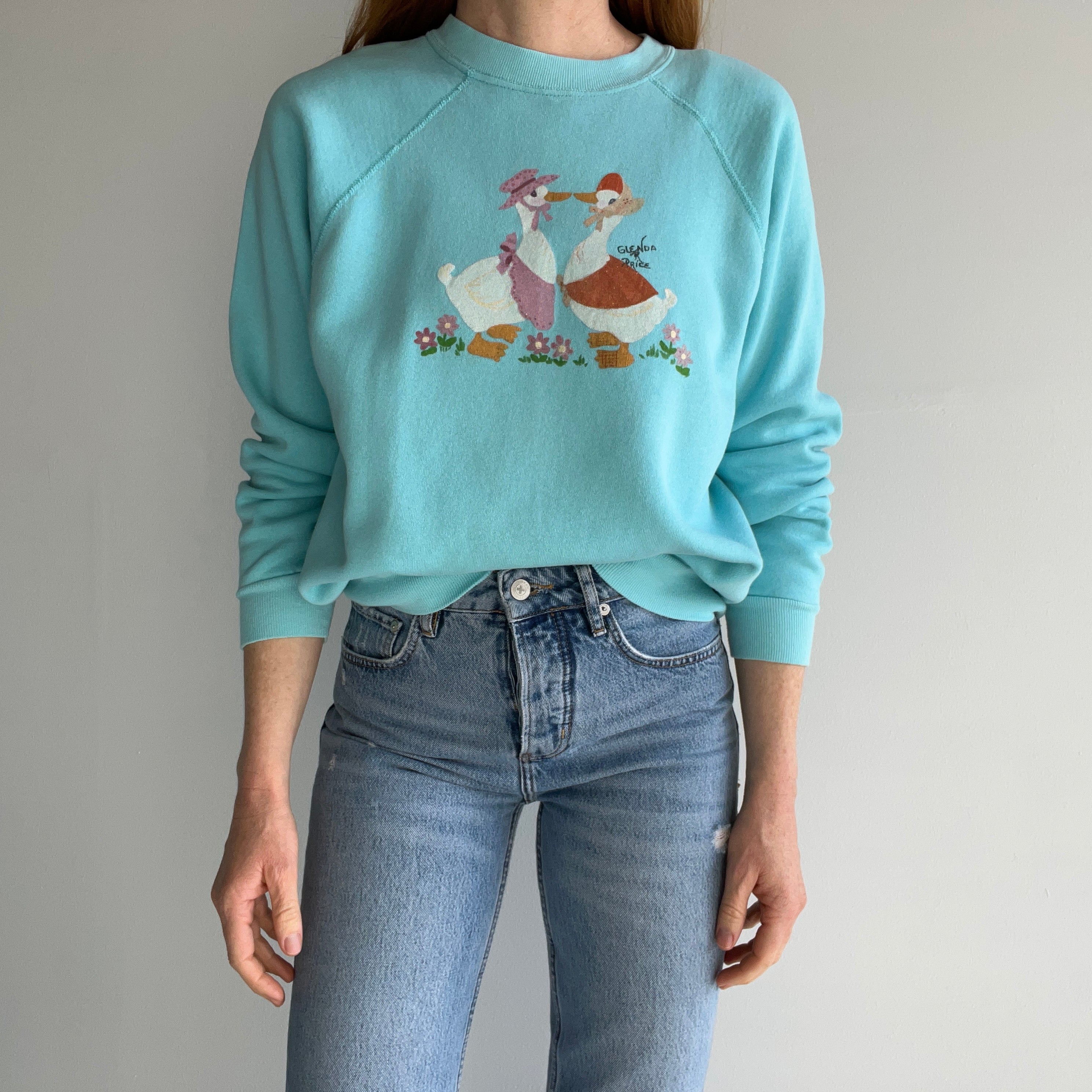 1980s Glenda and Price DIY Goose Sweatshirt - Oh My