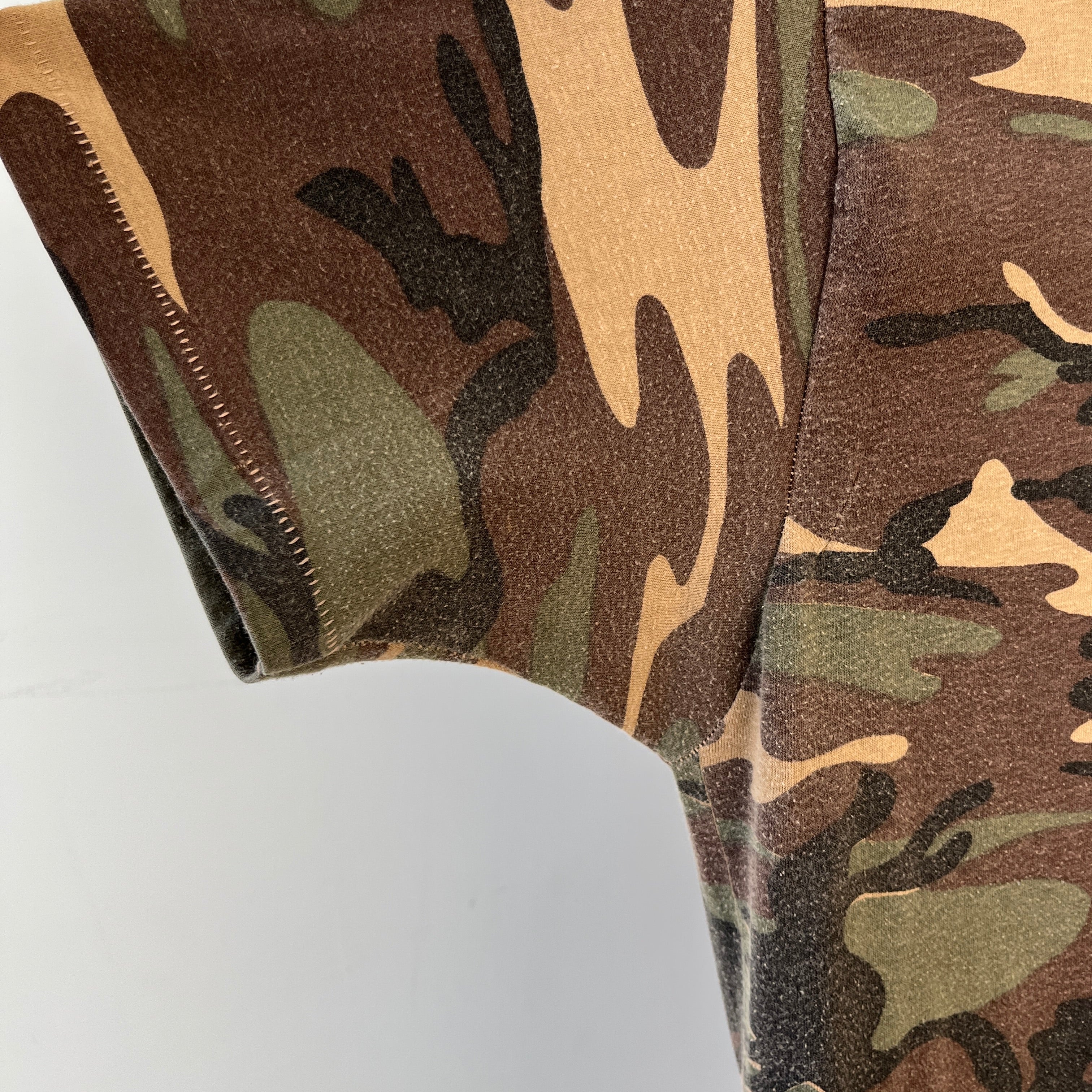 1970s Camo T Shirt
