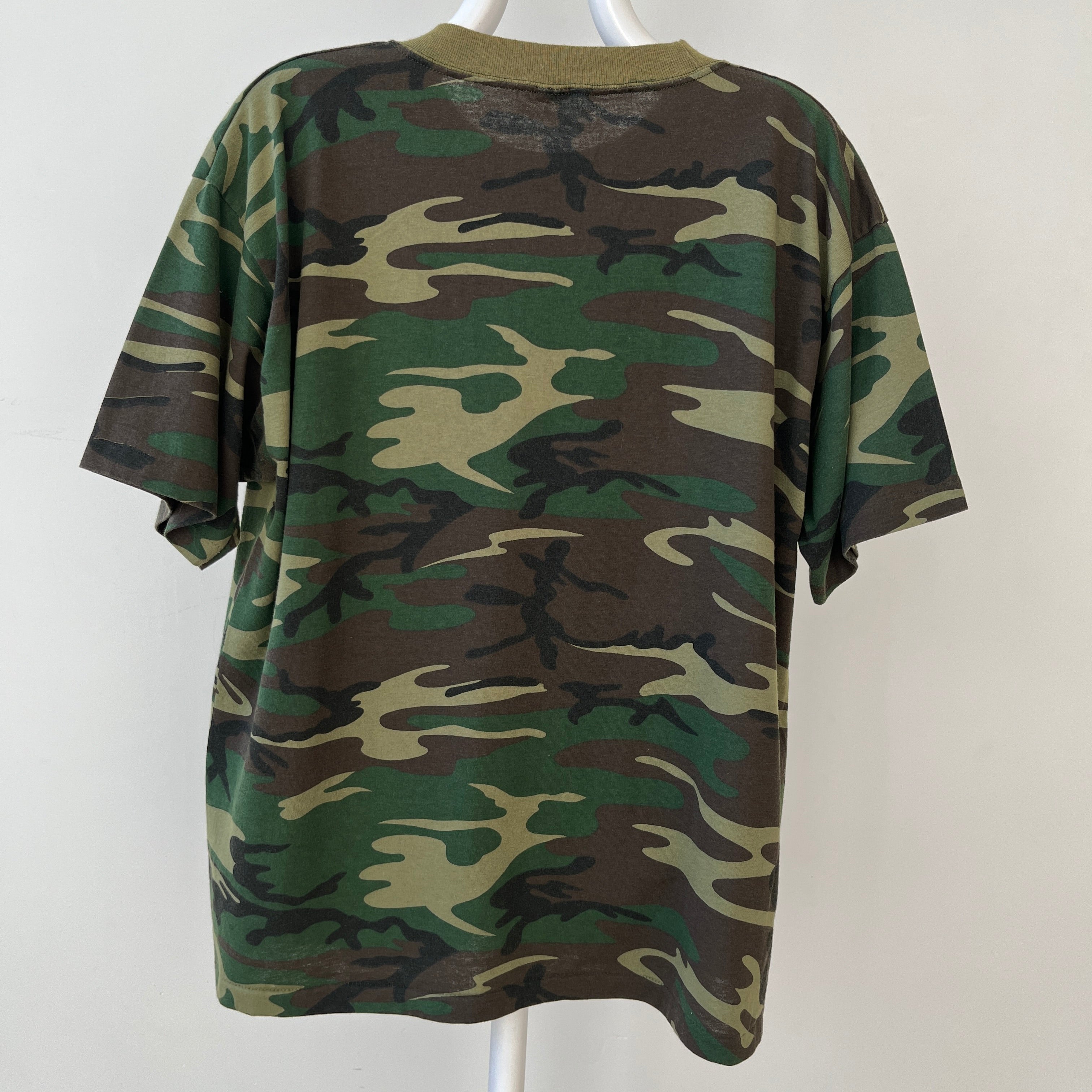1980s Camo T Shirt