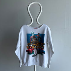 1990 Coca-Cola Cut Neck Sweatshirt - WOW