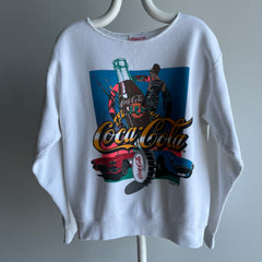 1990 Coca-Cola Cut Neck Sweatshirt - WOW