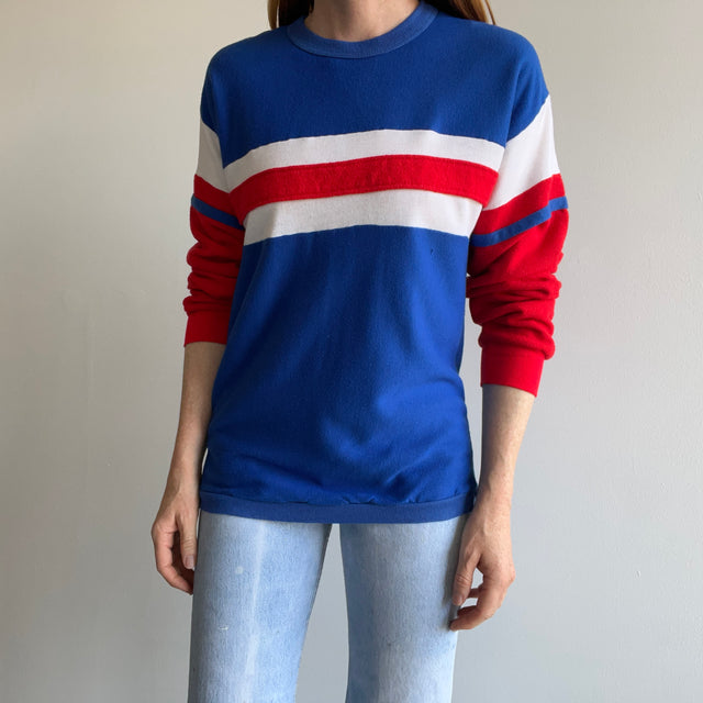 1980s Red, White and Blue Sweatshirt