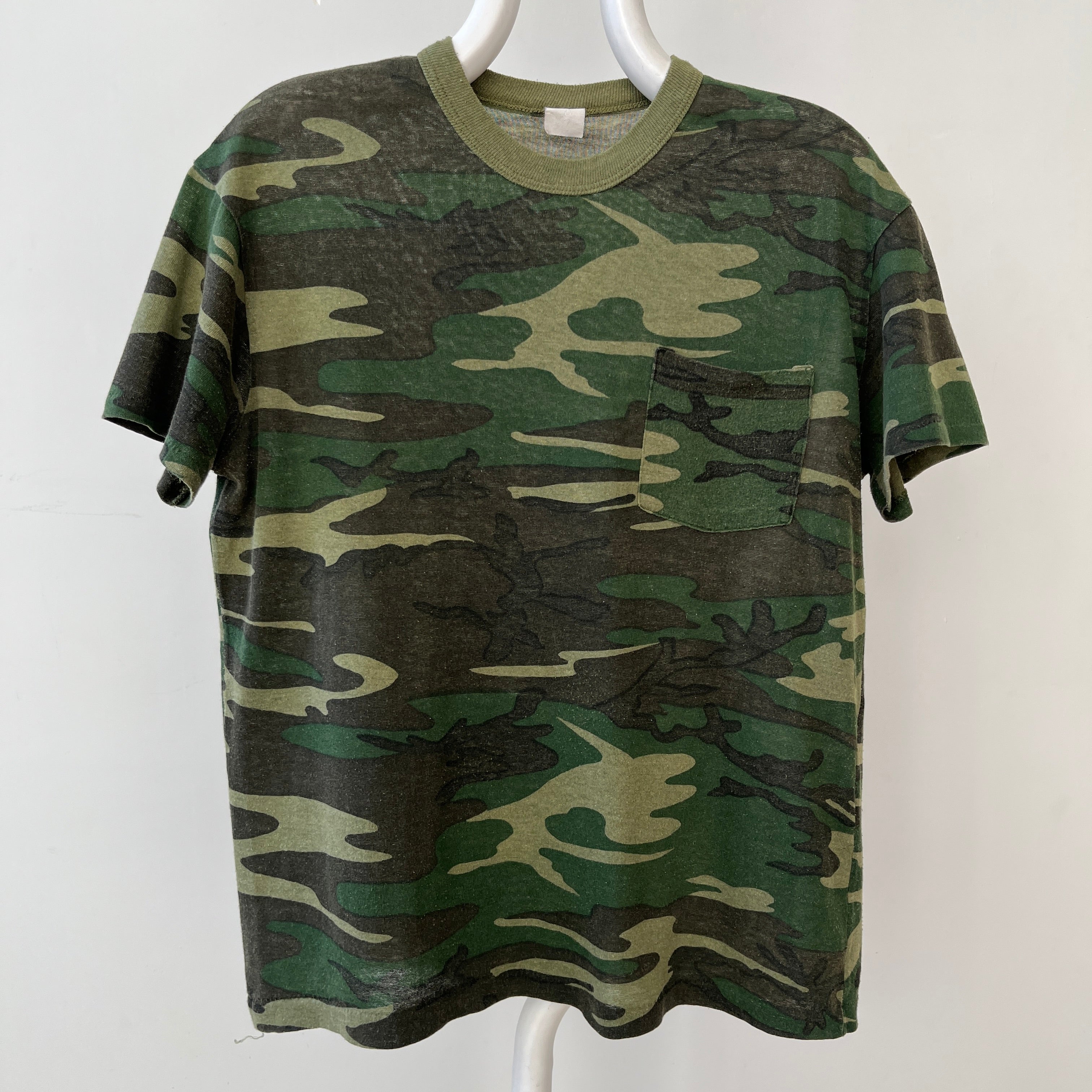 1970s Camo Pocket T Shirt
