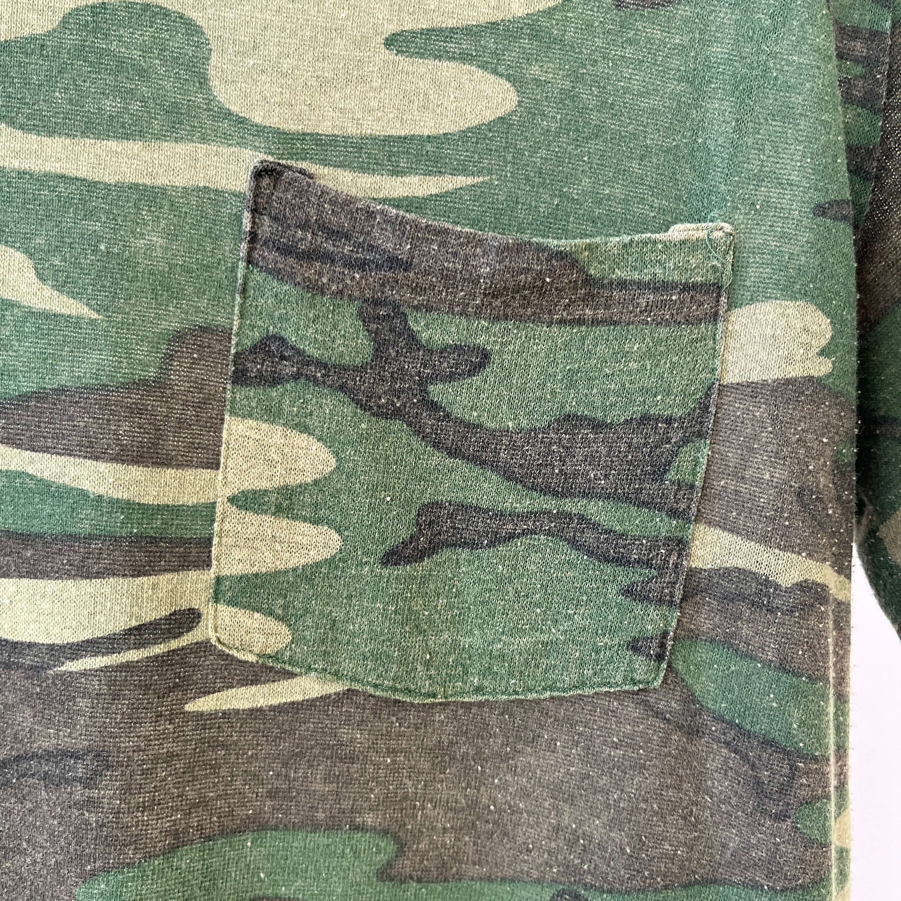 1970s Camo Pocket T Shirt