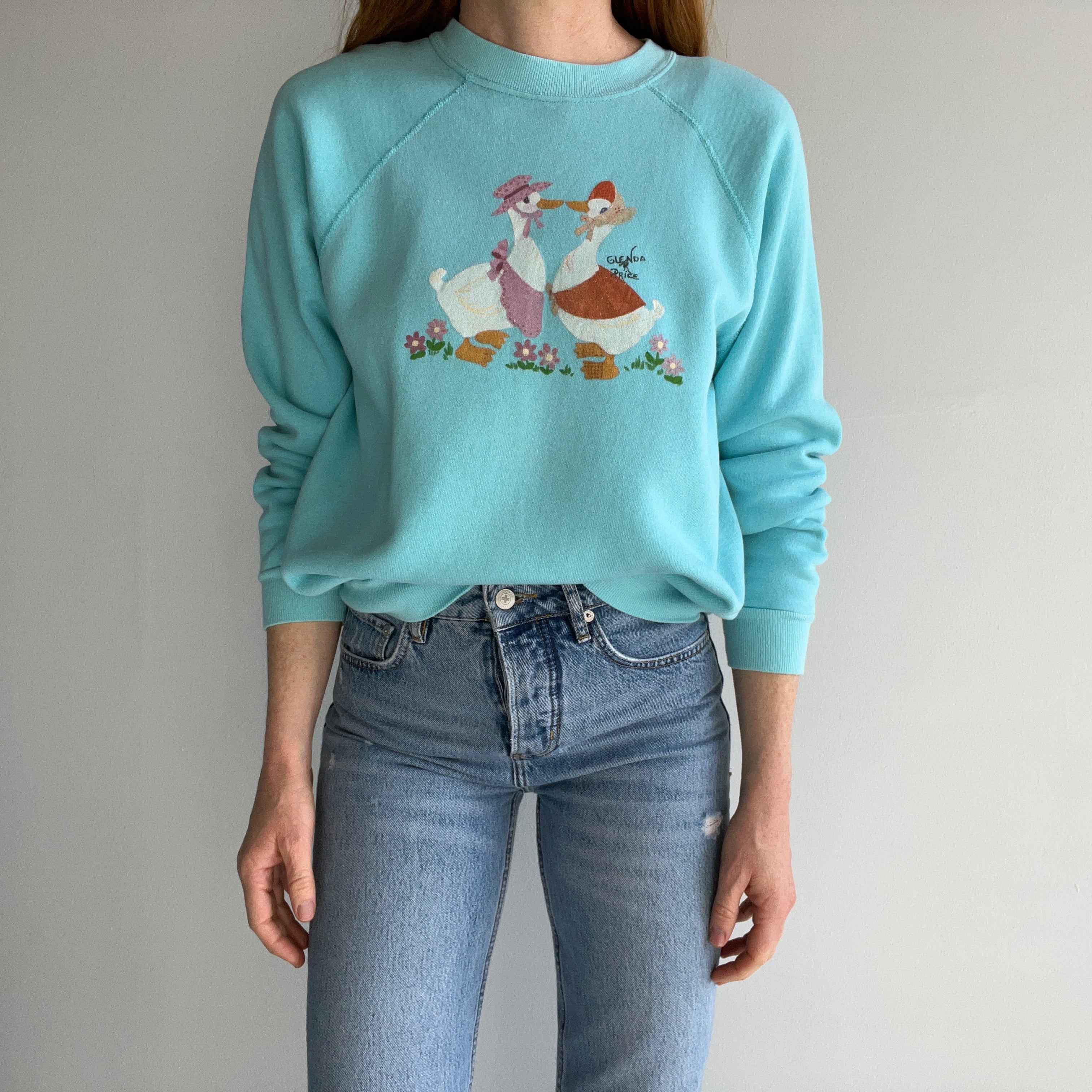 1980s Glenda and Price DIY Goose Sweatshirt - Oh My