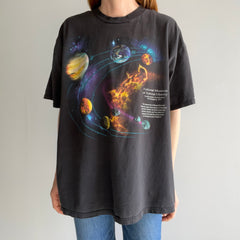 1990/2000s Smithsonian Institution - Natural History Museum Solar System Super Rad T-Shirt - THE. BACK SIDE!!!