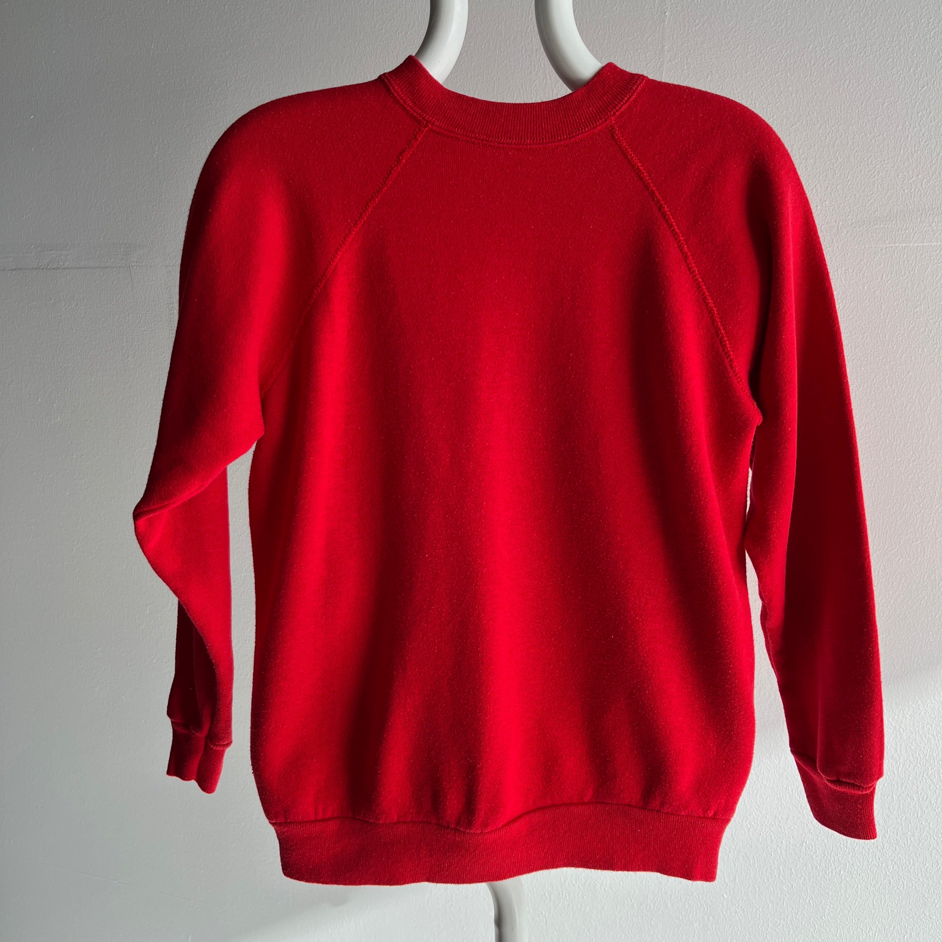 1980 Stoplight Red Raglan - Swoon