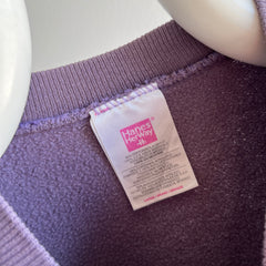 1990s Dusty Lavender Hanes Her Way HHW Sweatshirt