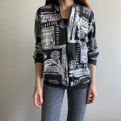 1980s Zip Up Sweatshirt/T-Shirt