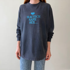 1980/90s Practice Safe Sex - Take a Book To Bed - Denver Bookbinding Co - Long Sleeve T-Shirt