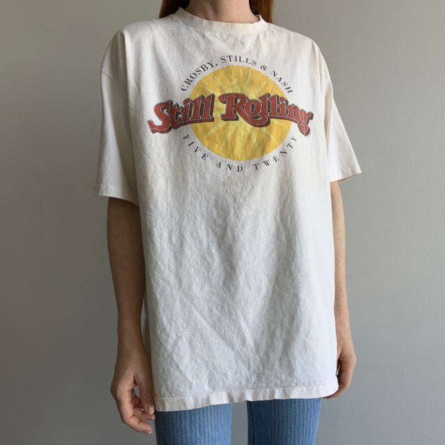 1994 Crosby, Stills & Nash Five and Twenty - Still Rolling - T-Shirt