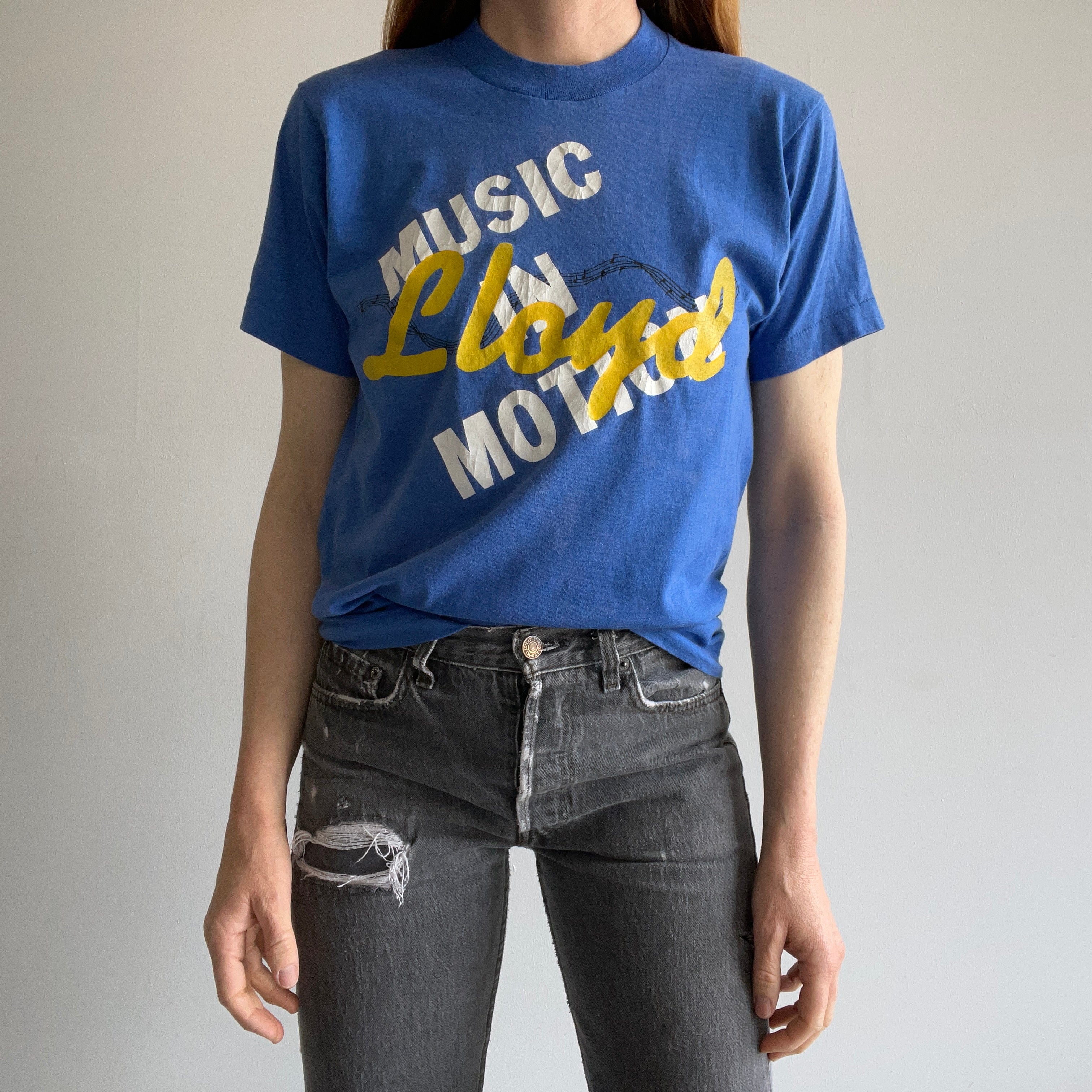 1980s Music In Motion T-Shirt by Screen Stars