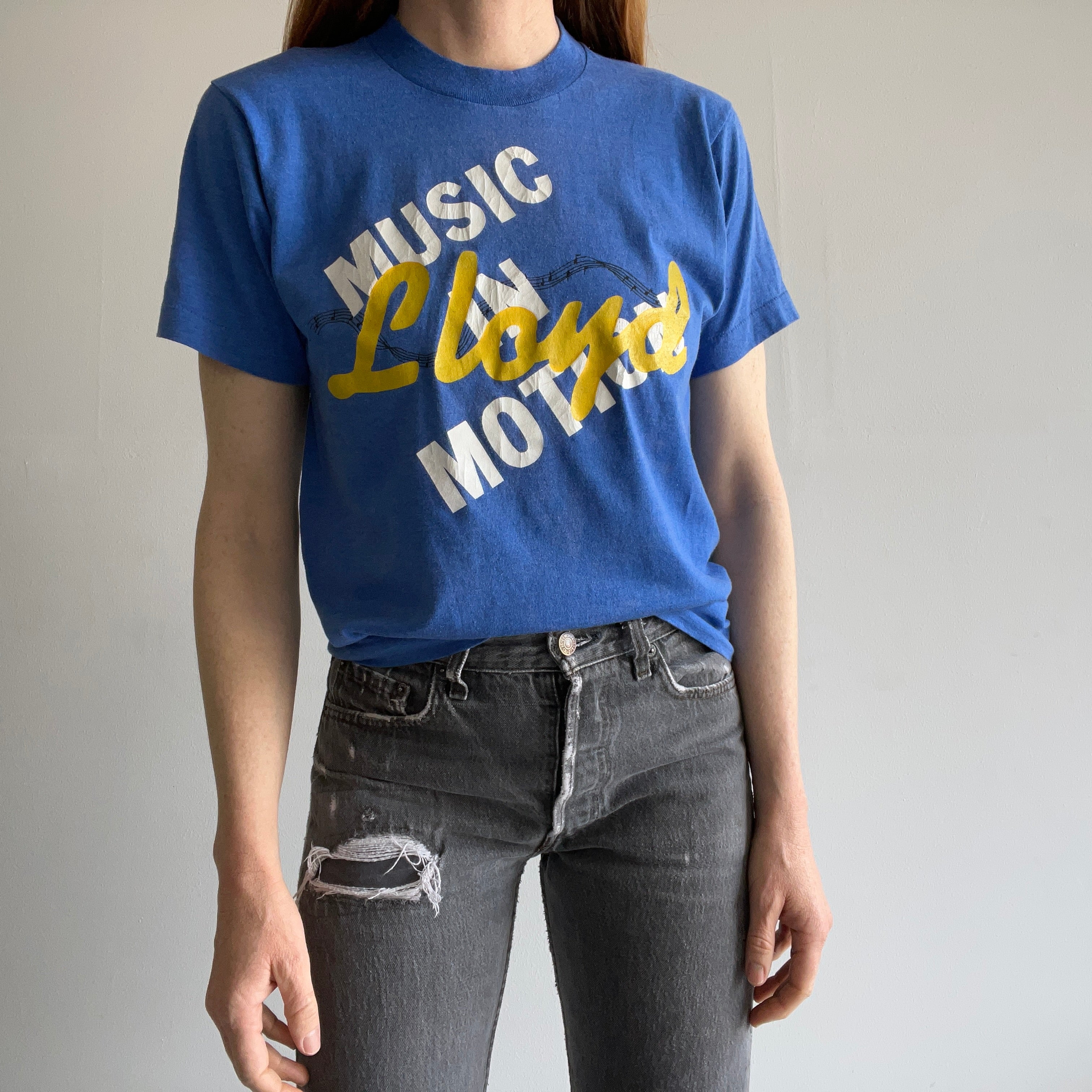 1980s Music In Motion T-Shirt by Screen Stars