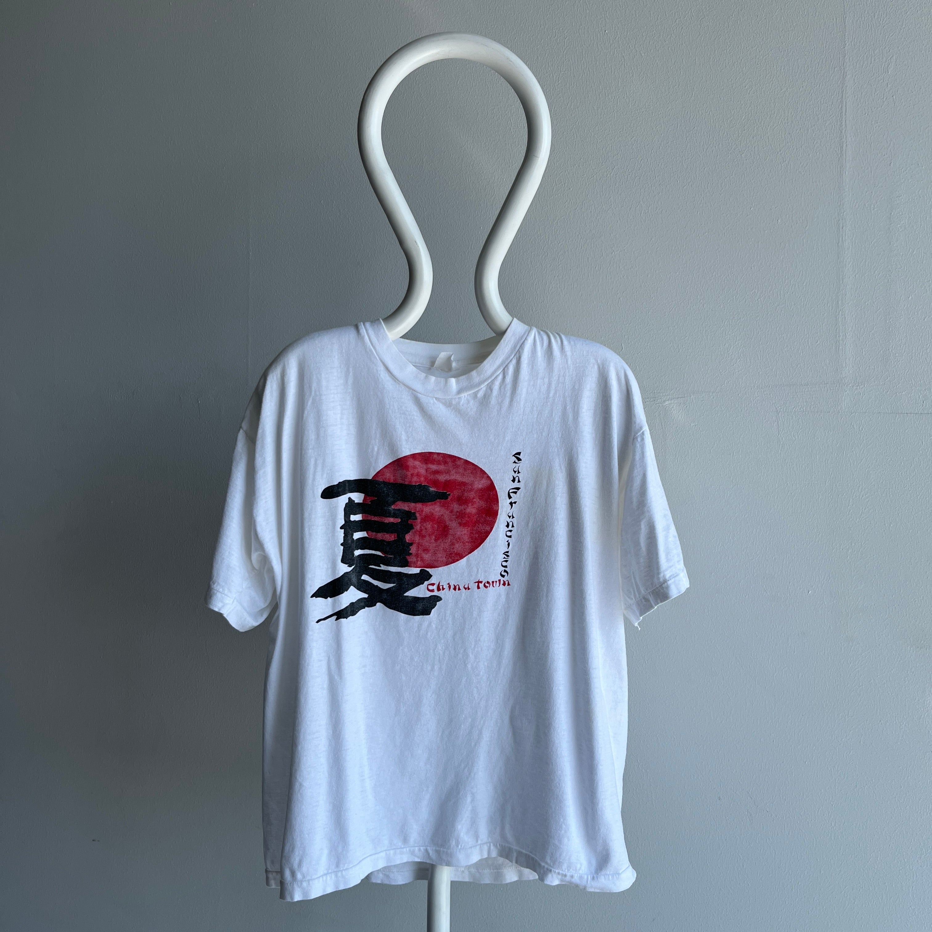 1990s China Town San Francisco Cotton T-Shirt