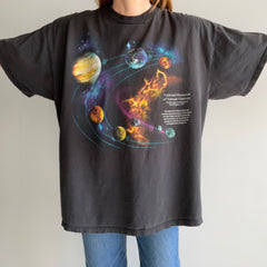 1990/2000s Smithsonian Institution - Natural History Museum Solar System Super Rad T-Shirt - THE. BACK SIDE!!!