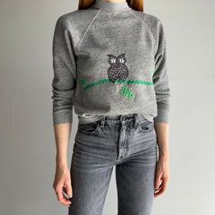 1980s DIY Owl Sweatshirt - Awwwww