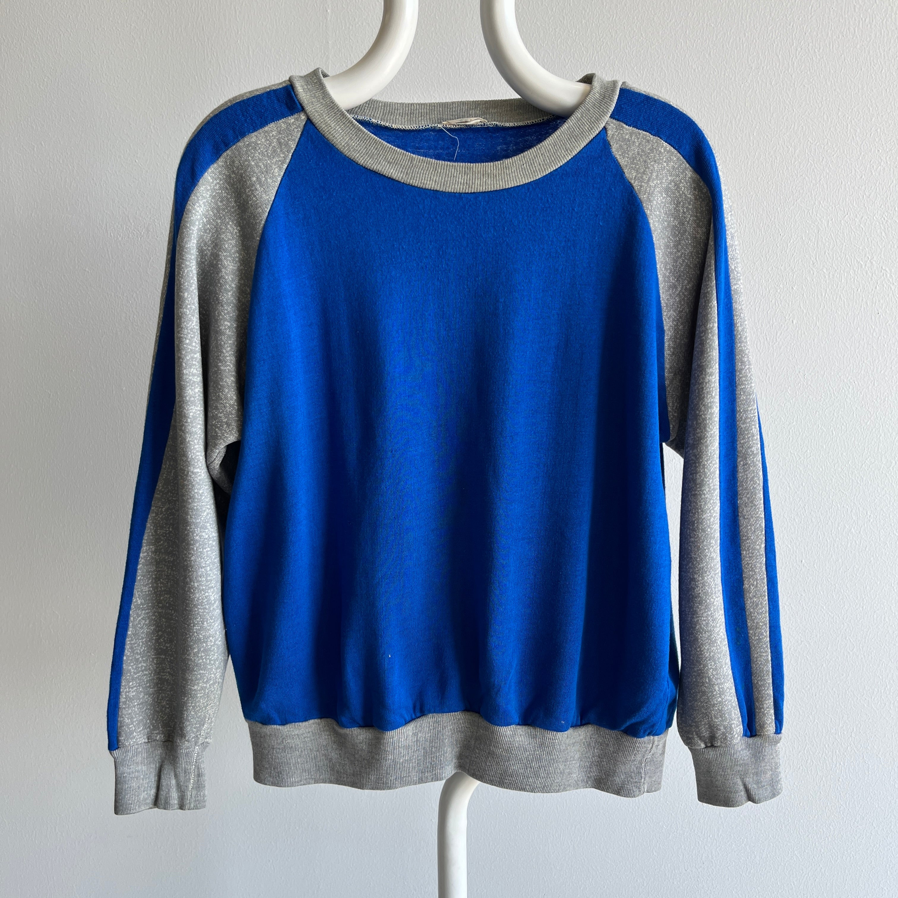 1970s Two Tone Epic Super Soft and Slouchy Sweatshirt